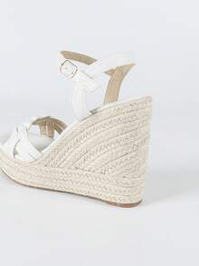 Women's Wedge Platform Casual Sandals, Apricot Color - White - View 5