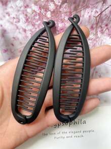 2 pezzi Fermagli a pinza per acconciature a coda di cavallo e chignon, per capelli ondulati, accessori scolastici