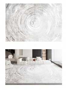 This Large, Modern, Luxury Spiral Circular Line Art Floor Mat Is Crafted From Crystal Velvet With A Rubber Bottom For Anti-Slip And Machine Washability. The Upgraded Thick And Dense Material Resists Fading, Making It Ideal For Living Rooms And Bedrooms. The Navy Blue And Gold Accents Are Perfect For Christmas, Thanksgiving, Easter, Mother's Day, Father's Day, And Other Holidays. Room Decor Bathroom Accessories Back To School Entryway Decor Bathroom Kitchen Decor - Multicolor - View 26