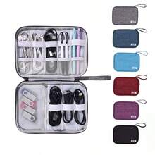 Multifunctional Digital Data Cable Storage Bag Travel Necessary Jorge - 黑色 - 查看 3