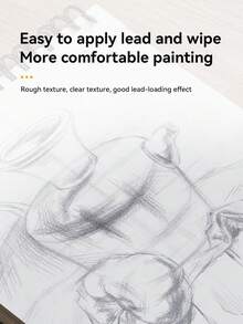 1pc A3/A4/A5 Sketchbook With 60 Blank Pages, 100GSM Thickened Paper, Ink-Proof And Not Easy To Break, High-Quality Sketch Paper, Art-Specific Painting Supplies, Students Can Use Art Learning And Painting Stationery, A Must-Have Gift For Friends And Students During The School Season - Multicolor - View 5