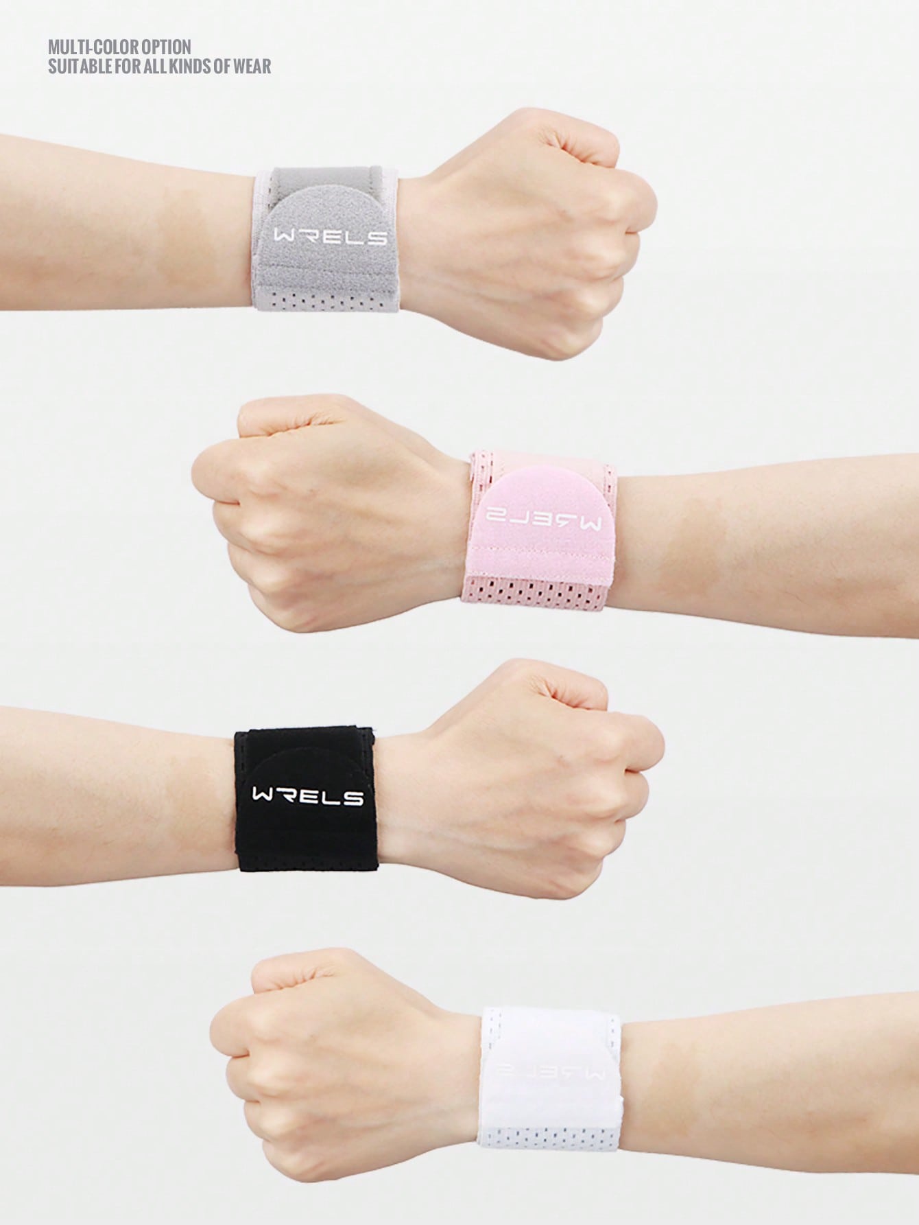 WRELS 1 قطعة / 1 زوج دعم معصم قابل للتعديل، احتراف...