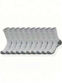 60pcs/50pcs Comfortable Sports Round Neck Tennis Socks For Men, Suitable For Outdoor And Casual Wear, All Season, White Antibacterial Odor-Resistant Moisture-Wicking Athletic Socks, Thick And Comfortable For Daily Wear, Couples Casual Socks, Cute Socks, Girls Socks, Autumn/Winter & Spring/Autumn, Mesh Detail, Guiding Hole Design, Moisture Absorption And Perspiration, Soft And Smooth, Suitable For Various Holidays, Sports, Leisure, Business And Daily Wear, Can Be Worn All Year Round, 40pcs/30pcs/24pcs/20pcs/16pcs/12pcs/10pcs/8pcs/6pcs/4pcs/2pcs