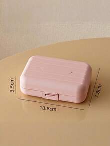 1pc/2pcs Pill Case, Portable Sealed Medicine Box, Mini Portable Pills Organizer Case, Waterproof And Moisture-Proof Travel Medicine Storage Box Small Pill Box With Separate Layers, Pocket Pill Box, Dispenser For Purse Vitamin Fish Oil Compartments Container Medicine Box, Medicine Organizer, Suitable For Outdoor Camping, Hiking, Fishing, Moisture-Proof, Mountaineering, And Travel - Multicolor - View 14