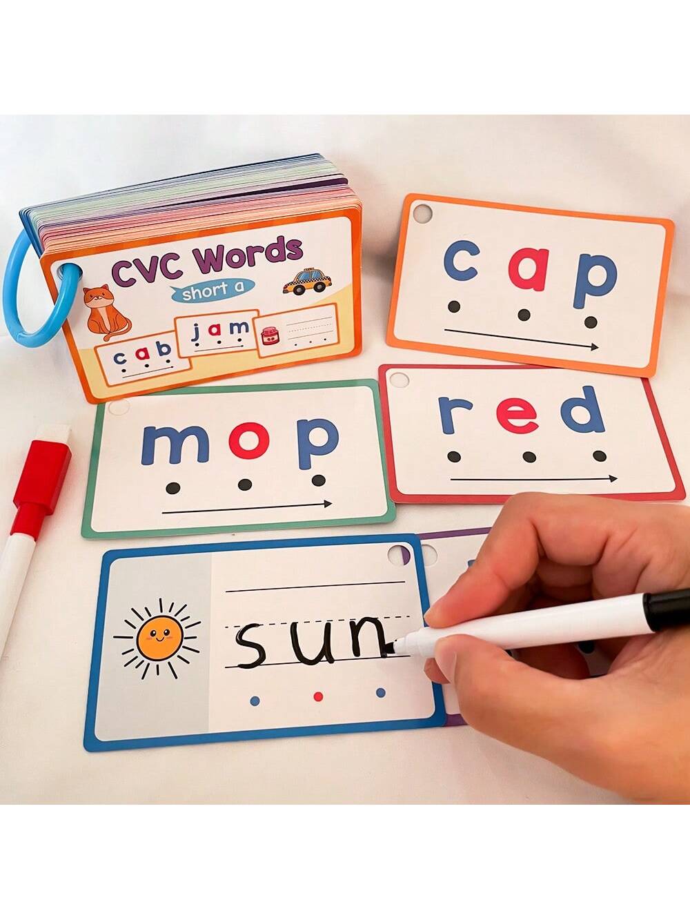 بطاقات وميض كلمات, بطاقة لتعليم الأطفال الإنجليزية