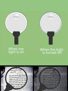 Rechargeable Lighting Desk Lamp And Magnifying Glass, Detachable And Portable, Adjustable Hose, 2-Level Brightness, Maximum Brightness Of 5-6 Hours, Type-C Charging.