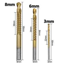 6-Piece Titanium Step Drill Set - Multi-Size Holes For Wood, Metal & DIY Projects (Rust-Resistant, Time-Saving & Compact Storage)