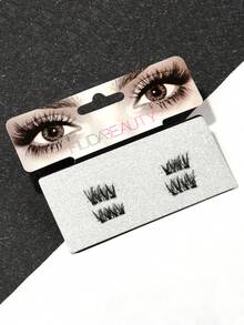 2对天然磁性睫毛套装，配有磁性夹子，外观自然，可重复使用，适合女性聚会或礼物，超轻睫毛套装 - 眼尾拉長款 - 查看 8