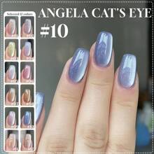 ZHIYAN 15ML/PCS Mirror Glass Bead Cat Eye Gel Nail Polish 2025 Top Selling Ceramic Satin Cat Magnetic Gel Nail Polish Ice Crystal White Moonlight Cat Magnetic Nail Polish Semi Permanent Varnish Nail Decoration For Nail Art Suitable For Toe Nails UV Light Nails Salon Special Use Special Use Suitable For Nail Salon Use Summer Nails Pink Nails Spring Nails Blue Nails Nail Supplies
