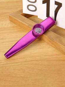 1/3pcs Metal Kazoo Musical Instrument Toy, Handmade Accompaniment Instrument For Adults - Multicolor - View 4