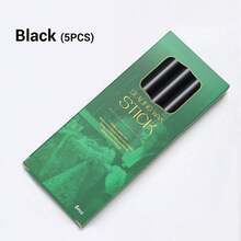 5pcs Sealing Wax Sticks For Stamps,Multicolor Wax Stick , Fire Paint Seal Sealing Wax- Premium Quality Plastic Seal Wax Bars For Invitations, Letters, Envelopes -1.1cm Diameter Boxed Set - For Crafting & DIY Enthusiasts,Back To School,School Supplies