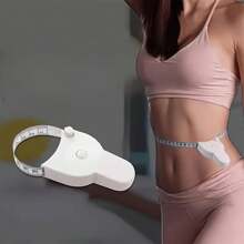 1 pièce Règle de mesure automatique de la circonférence, mesurant le corps, les jambes, la taille et le tour de poitrine. Règle multifonctionnelle portable et souple pour la gestion de la silhouette, cadeau de voyage, facile à transporter