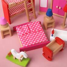 Juego de mini modelos de muebles, juguetes de casitas de juego para niñas, accesorios para el salón de preescolar en el jardín de infantes