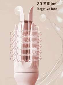 Automatic Curling Iron,Four Temperature Levels Can Be Selected,Rotating Curling Iron,Diameter 28mm, Rotating Curling Wand For Hair Styling, Light Pink