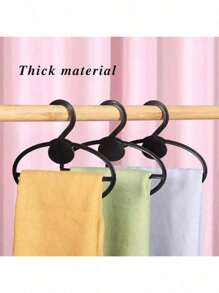 20/30pcs Oval Scarf Shawl Tie Holder Circle Shape Coat Hanger Multifunctional Clothes Display Slots Holder Organizer Space Saving