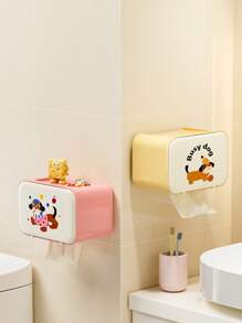 Boîte à mouchoirs murale DIY pour salle de bain, économisant l'espace, imperméable, anti-humidité, support de mouchoirs fait main