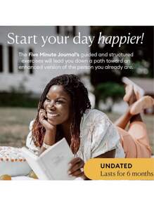 1 White Daily Gratitude And Reflection Journal