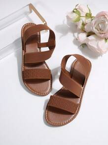 صنادل نسائية موضة ربيع/صيف جديدة، صنادل كاجوال عصرية على الطراز الروماني بألوان أسود وبيج وبني، صنادل شاطئ مريحة ذات لون سادة منسوجة، صنادل ذات كعب سميك موصى بها من قبل المدونات، أحذية شاطئ صيفية، صنادل أنيقة ذات إبزيم وكعب منخفض وأصبع مستدير، صنادل خارجية بسيطة مقاومة للروائح وغير انزلاقية، صنادل مسطحة قابلة للارتداء، مقاس صغير للنساء