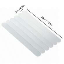 12/6pcs Anti Slip Shower Stickers Non-Slip Bathtub Strips Adhesive Decals Shower Strips Treads For Bath Tub, Shower Floor, Stairs, Ladders