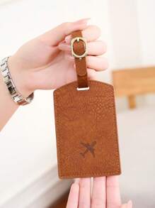 بطاقة تعريف حقيبة السفر مناسبة لعشاق السفر، غطاء بطاقة الحقيبة مع حبل جلدي متضمن اسم وعنوان، مثالية للنساء والرجال والأطفال، مناسبة للحقائب الظهر والآلات الموسيقية والحقائب والأمتعة والرحلات البحرية والطائرات وغيرها من اكسسوارات السفر للطيران والرحلات البحرية والأمتعة، ضروريات السفر المضادة للفقدان للعطلات الصيفية والعودة إلى المدرسة، منتجات السفر الصغيرة، حقيبة للمدرسة واكسسوارات المدرسة