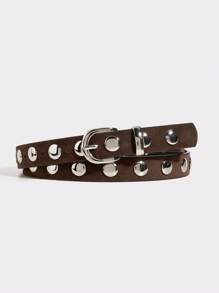 Plus Size Gothic Style Vintage Studded Metal Buckle Belts, Bohemian Y2K Waist Belts, Fashion Accessory For Maxi Dresses, Jeans, Streetwear, Punk, Music Festivals, Parties, Graduation Summer, School