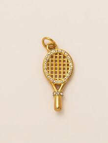 New Colorful Candy Pendant Necklace Stainless Steel Geometric DIY Small Pendant Vacuum Plated 18K Gold In Furnace - Gold - View 6