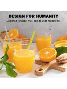 12Pcs Reusable Plastic Straws - Colorful Pink Long Hard Cup Drinking Straws With Flashing Decorations, Compatible With Stanley 30 Oz Cup Tumbler