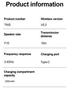 Nouveaux écouteurs Bluetooth sans fil de haute qualité J18 de 200 mAh avec réduction de bruit TWS intra-auriculaires stéréo sport universels pour smartphone