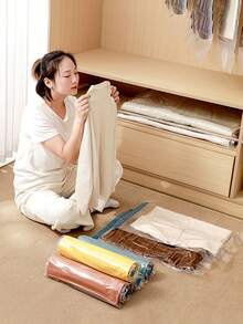 10 chiếc/gói Túi hút chân không, Phụ kiện du lịch, Túi đựng chân không, Đồ dùng thiết yếu khi đi du lịch, Túi nén chân không, Đồ dùng cần thiết khi đi du thuyền, Đồ sắp xếp và lưu trữ, Phòng ngủ - Nhiều màu - Xem 4
