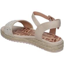 MTNG| Sandalias Planas Mustang Pad para Niña – Sandalias con Esparto – Sandalias de Verano con Cierre de Hebilla – Estilosas – Cómodas y Versátiles – Modelo 48963 - ✅ Entrega 24/72h a España (península) - Beis - Ver 5