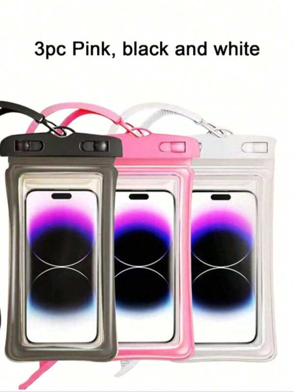 Touch Screen Phone Waterproof Bag, Suitable For Swimming, Surfing, Rainy Day Travel, Beach, Skiing And Other Water-Related Scenarios, Snorkeling And Scuba Diving, Adult Snorkeling Gear Can Carry A 7-Inch Phone (Random Color)