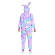 nerd hunters Pigiama kigurumi per adulti, in peluche, costume unisex di cosplay a forma di coniglio