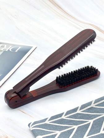 KH fashion comb 1 pieza Peine alisador de cabello para peinado, rizado y cuidado del cabello, hecho de madera sólida con pintura en aerosol, cepillo para cabello grueso y áspero - Uso para alisar y estilos de cabello liso, cepillo de cabello, peine, herramientas para el cabello, productos y accesorios para el cabello para salón de belleza, artículos esenciales de viaje, vuelta al colegio, artículos esenciales de viaje y vacaciones, accesorios para el cabello de mujer, cepillo, cepillos de cabello, cepillo de borde, cepillar el cabello, peine de cabello, desenredar el cepillo, cepillo de bola, mini cepillo de cabello, juego de cepillos de cabello, peine de madera, cepillo de cabello, cepillo, peine, cepillo para peinar hacia atrás, cepillo de cabello, cepillo de borde, cepillar el cabello, peine de cabello, juego de cepillos de cabello, peinar el cabello, mini cepillo de cabello, cepillo desenredante, cepillos de cabello, cabello, accesorios, productos para el cabello, herramientas para el cabello, cos