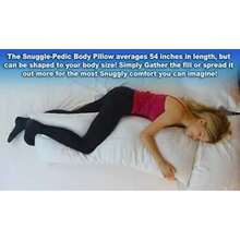 Snuggle-Pedic Body Pillow Pregnancy Pillow Long Cuddle Pillow 20x54 Memory Foam - 1 - View 7