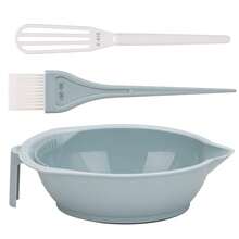 3pcs Salon Hair Dyeing Set Multi-Color Mixing Bowl Comb Brush Accessories For Barbershop Hair Coloring Tools - Multicolor - View 8