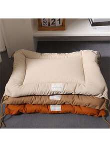 1 件四季宠物床垫，矩形带绑带，狗床/猫床，适合猫和小型/中型/大型犬 - 查看 6