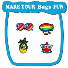 Accesorios varios (10/20/30 piezas) de la serie de playas de Hawaii para hacer manualidades - Accesorios de moda para decorar bolsas de playa, regalos excelentes para fiestas de Navidad, cumpleaños y accesorios de playa de vacaciones