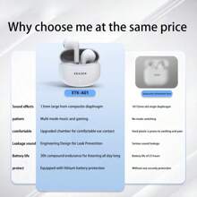 Lenovo Lenovo ERAZER ETK-A01 Semi-In-Ear Bluetooth EarphonesV5.3 TWS Latest Stereo Wireless Multi-Mode GamingOutdoor Sports HD Call Long Battery Life Noise-CancelingEarphones