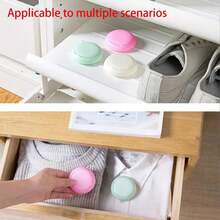 2/6/11/33pcs Solid Air Freshener Fragrance Stickers, Bathroom/Bedroom/Wardrobe/Car/Home Odor Eliminator, Replaceable Fragrance Pads - Multicolor - View 5