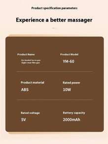 6-kops massagepistool voor diepe weefselmassage met 9 niveaus en 9 standen, professioneel draagbaar massagepistool, elektrisch massageapparaat voor benen, armen, taille, rug en billen - verlichting van spierpijn in het hele lichaam, ideaal cadeau voor vrouwen, mannen, moeders en vaders