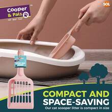 1 件宠物猫砂铲，新款时尚糖果色手柄迷你猫砂盆清洁器，猫咪清洁用品