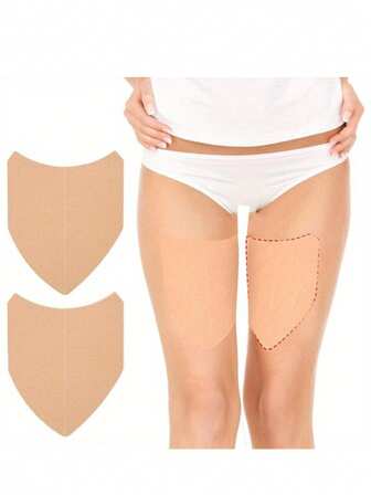 5-50个V型大腿防摩擦贴飞机形大腿内侧防汗防水防摩擦夏季运动通用夏季降温沙滩旅行