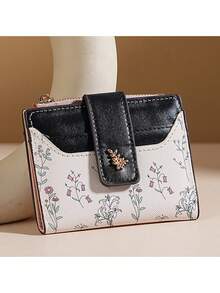 女士零钱包 - 超薄阻隔简约卡包带零钱包高品质钱包紧凑型学生旅行钱包高端触感收纳设备适合日常使用办公室健身房女士钱包钱包小钱包 - 彩色 - 查看 14