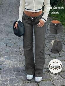 Quần Jeans Nữ ... - Màu xám đen - Xem 1