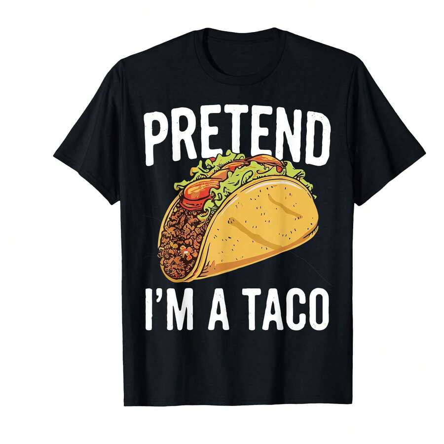 Camiseta de disfraz de noodles japoneses divertido de "Pretendo ser un taco" para Halloween