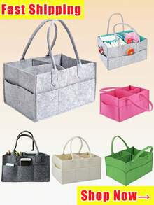 Diaper Caddy Organizer,Car Caddy Organizer,Lightweight & Portable Diaper Caddy Organizer, Organizer, Car Diaper Caddy,Wear Resistant,Wear Resistant, Portable Diaper Caddy, Diaper Organizer For Changing Table, Organizer For Nursery - Multicolor - View 2