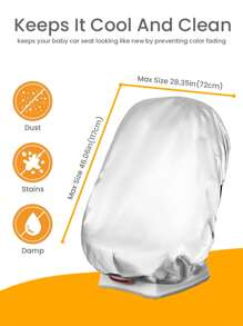 1 pieza y 2 piezas Cubierta universal sombrilla para asiento de coche de bebé & Cubierta protectora contra rayos UV UPF y calor