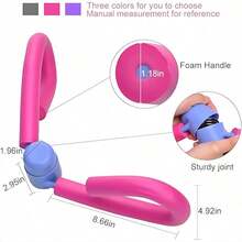 [ Pelvic Floor Muscle Trainer ] Home Kegel Trainer, Professional Level Leg/Hip Muscle Group Exercise, Yoga Shaping/Postpartum Repair/Core Strengthening Three In One, Ergonomic, Comfortable, Non Slip, Silent Design, Essential For Home Fitness - Hồng - Xem 5