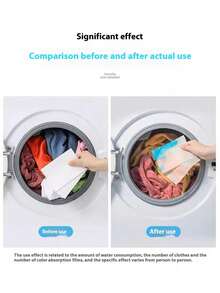 100/150/200pcs Anti Cross Dyeing Laundry Absorbent Sheet, Washing Machine Anti Cross Color Laundry Sheet, Family Pack, Thickened Mixed Washing Paper, Laundry Paper, Anti Dyeing Paper - Anti-staining Laundry Anti-staining Color Absorbing Tablets - View 5