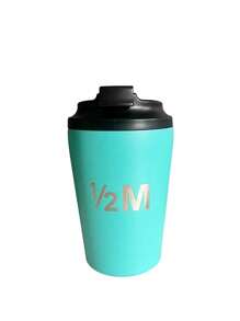 1/2m Double Layer Stainless Steel Coffee Mug Cup Water Bottle Office Tumbler Car Cup, 350ml (12oz), 1 Piece Back To School